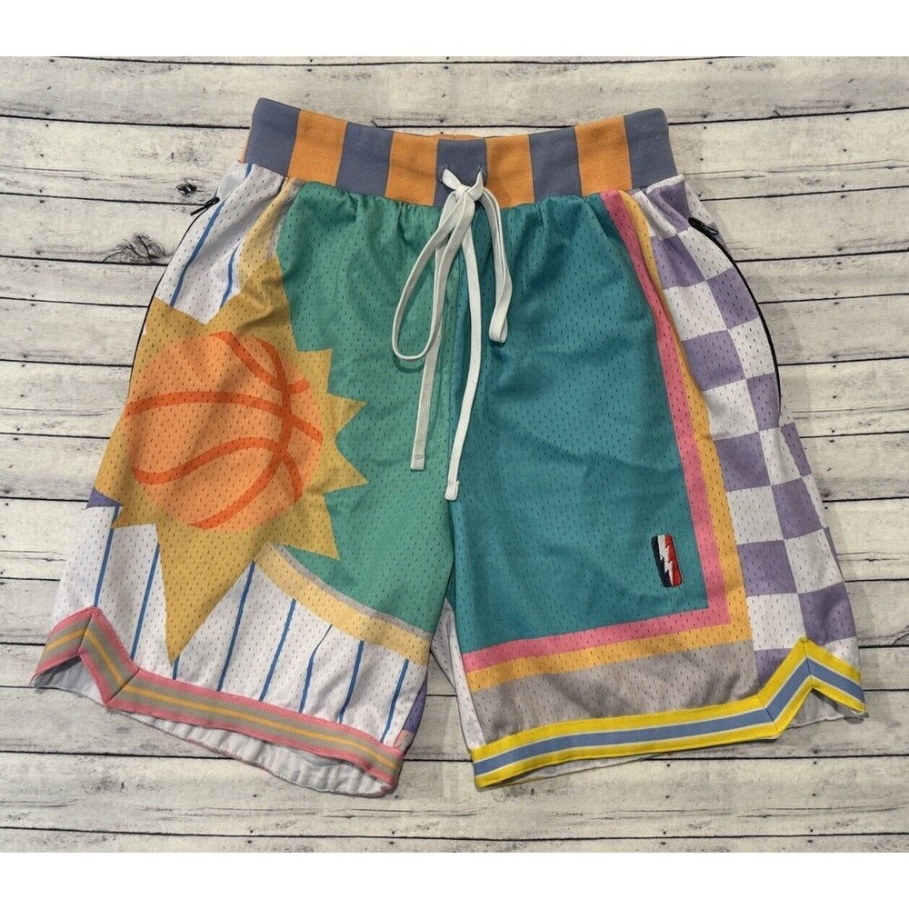 Collect Select WHAT THE Phoenix Suns Pastel Sz M Swingman Shorts Who Cares NBA